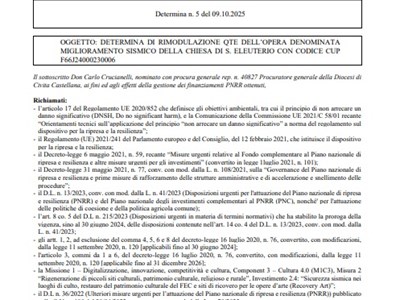 Determina n.5 - PNRR